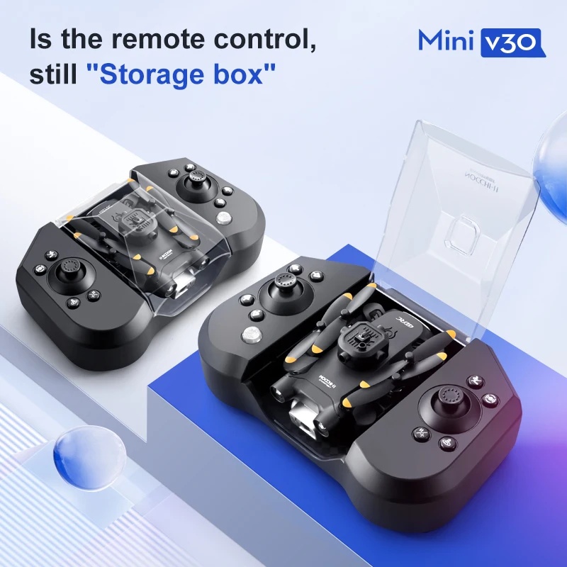 Mini V30 WiFi  With 4K HD Dual - Rc Helicopter Electric 评论和价格