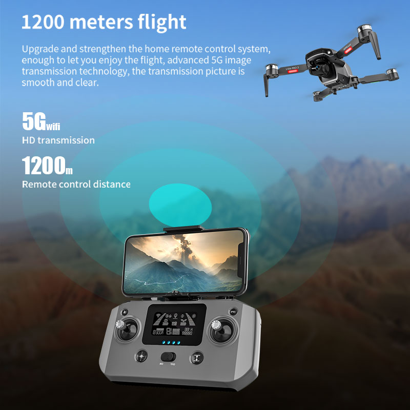 L106 Pro 3 Drone 5G WIFI FPV F - Rc Helicopter Electric 评论和价格