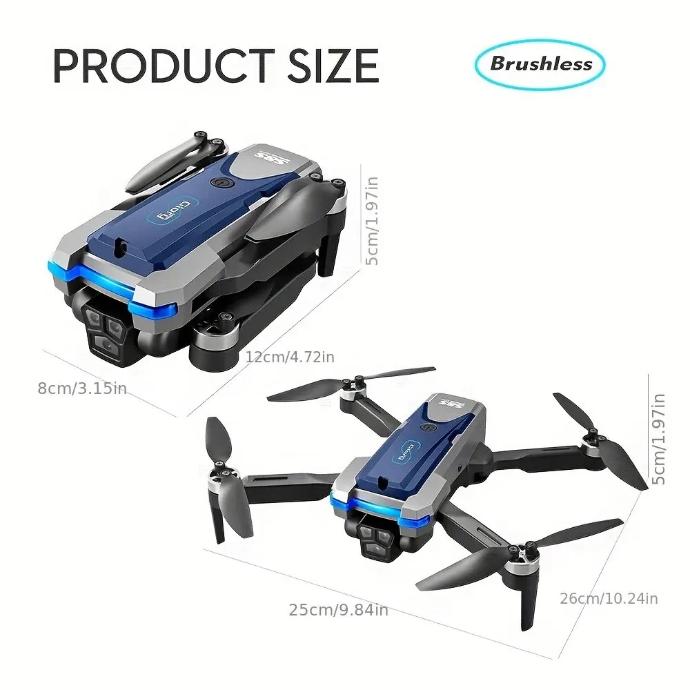S8S GPS Drone 5G Wifi 8K HD Du - Rc Helicopter Case 评论和价格